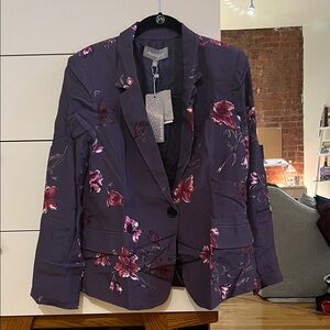 Daniel Rainn Purple Floral Blazer